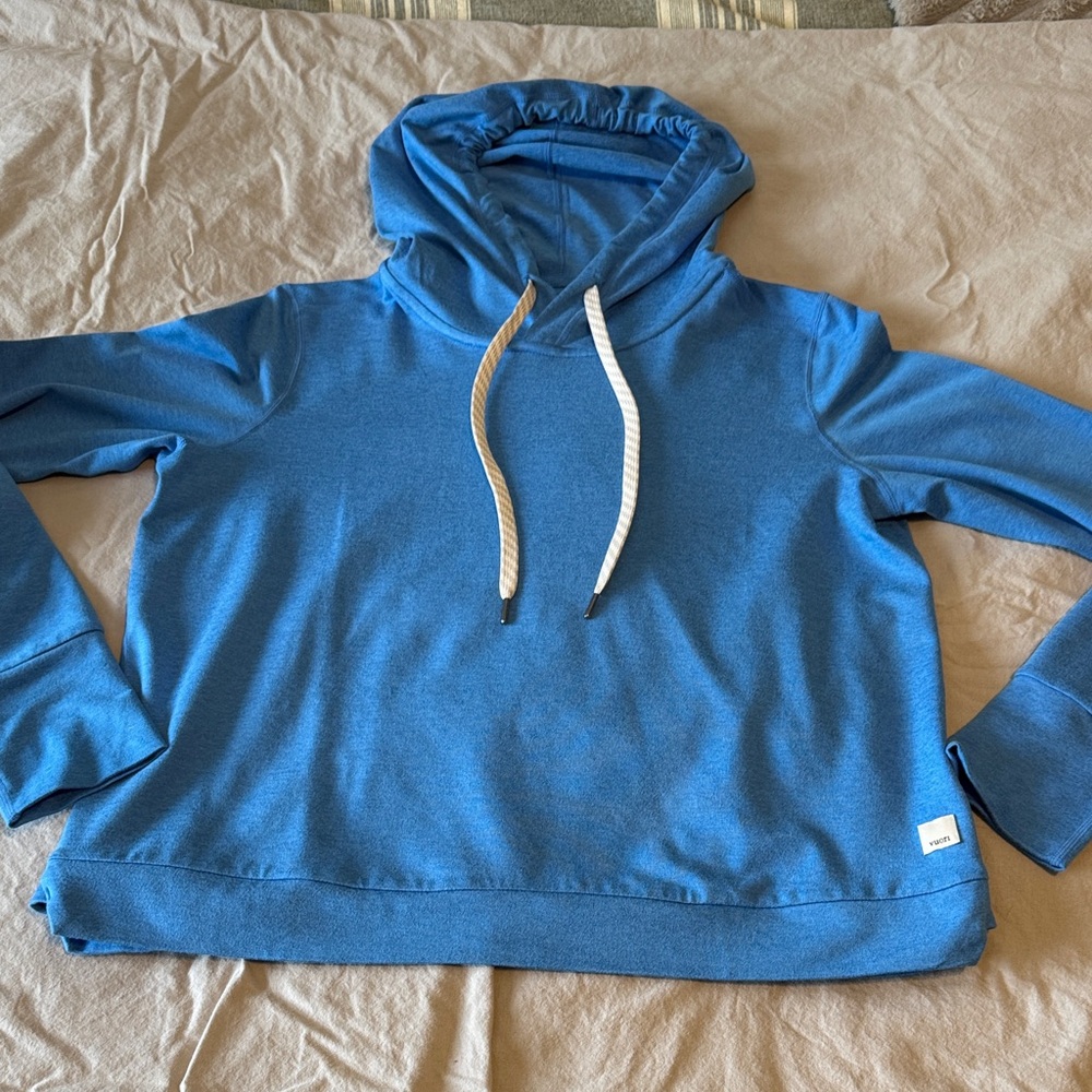 Vuori Blue Essential Hoodie Sweatshirt